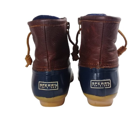Sperry Saltwater Women's Rubber Waterproof Rain Pop Outsole Duck Boot Size 5 - Picture 9 of 12